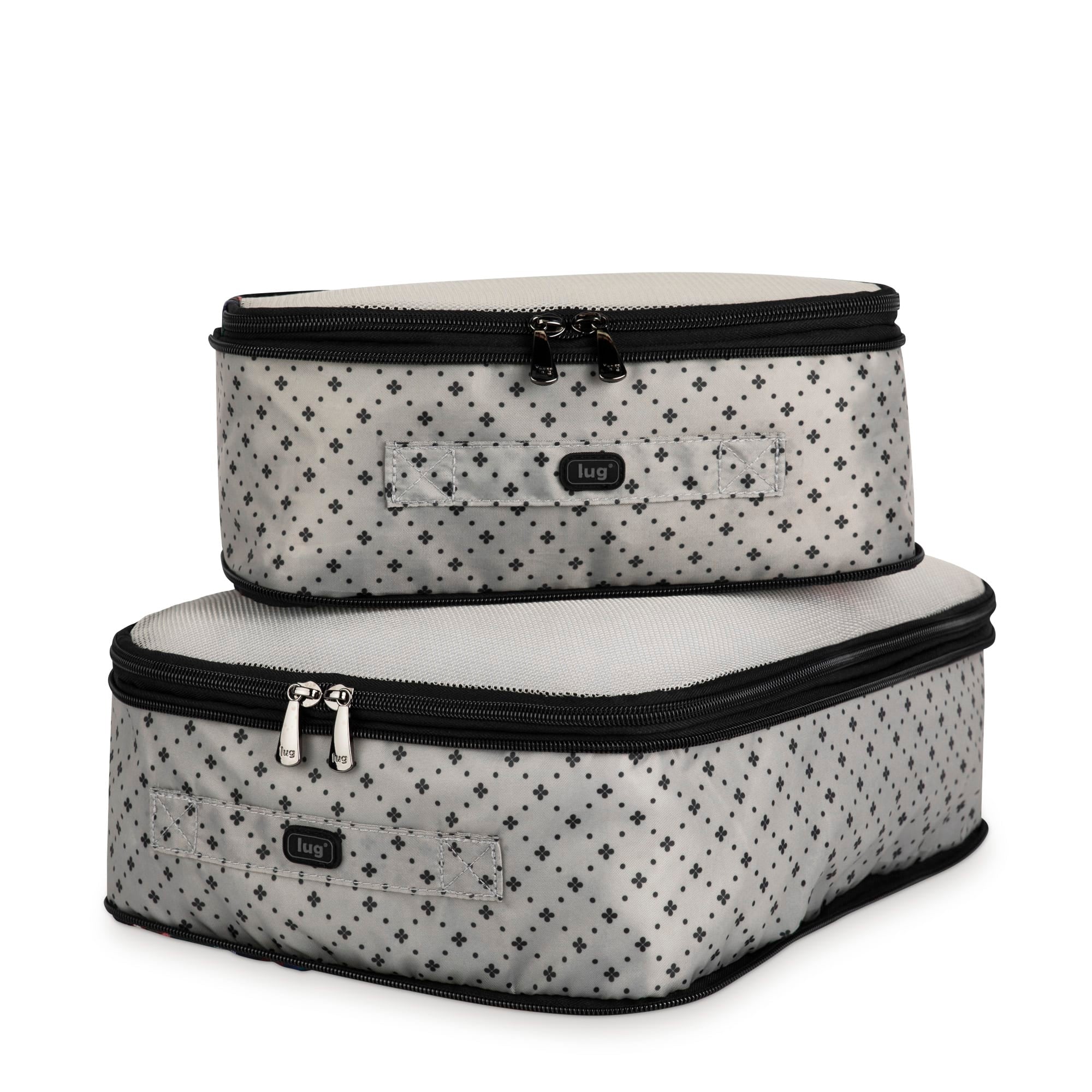 Cargo 2pc Compression Packing Cubes - LOVE STRIPE BLACK - Cargo2pc_LoveStripeBlack_01